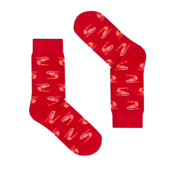 Calze gamberi per la vendita all'ingrosso da parte di Faves. Socks&Friends