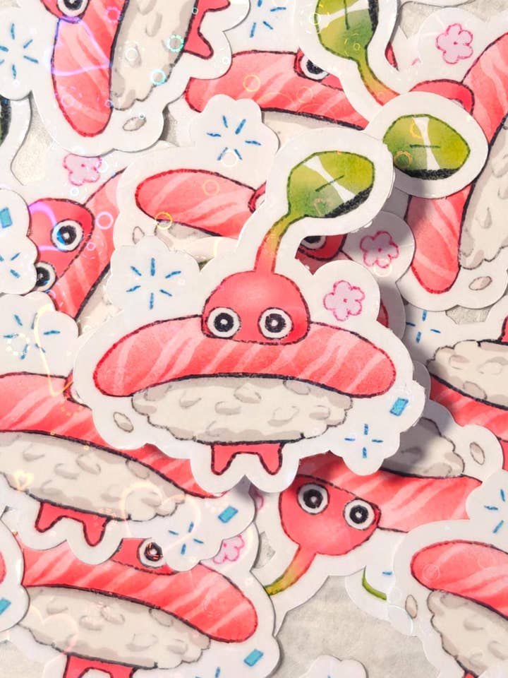 Red Pikmin Sticker ~ Red Tuna for wholesale by Hokeii Pokeii