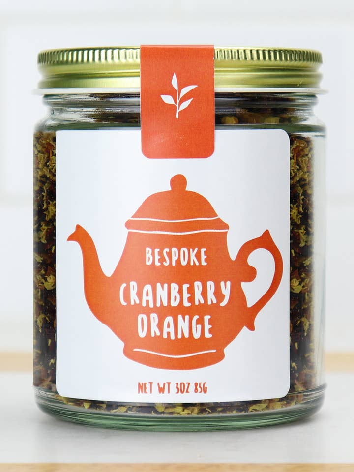 Cranberry Orange Tea in Glass Jars - Case of 6 for wholesale by Bespoke Provisions