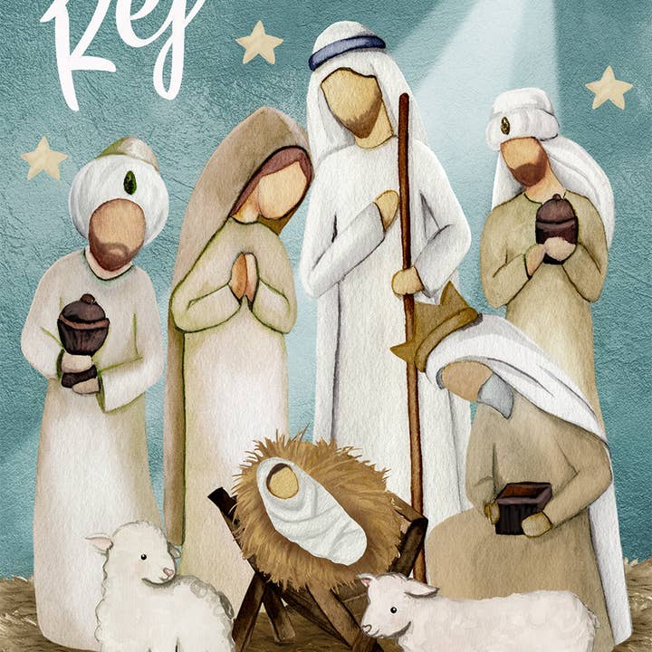 Briarwood Lane - Wholesale Flag - Rejoice Nativity Garden Flag1