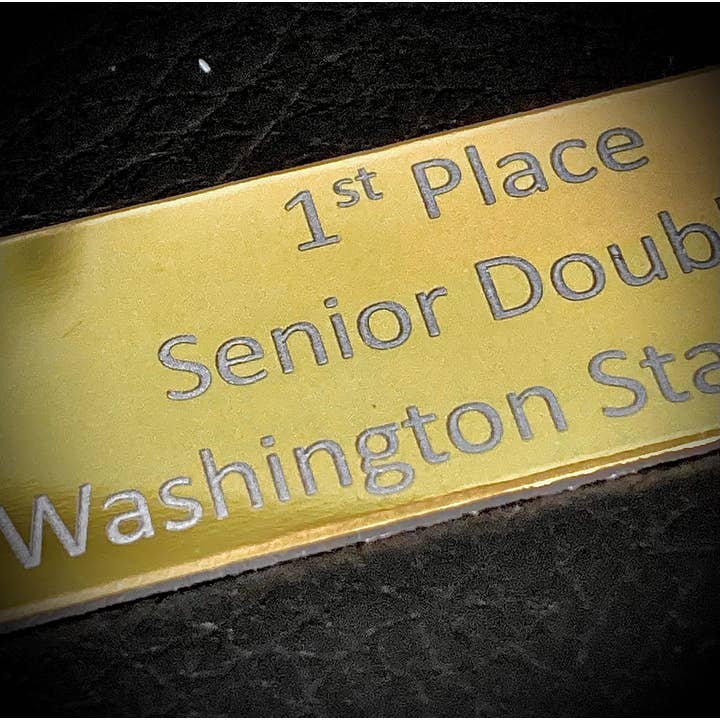 Olde Engraver - Wholesale Plaque - Personalised Trophy Engraving Plate 50mm x 15mm2