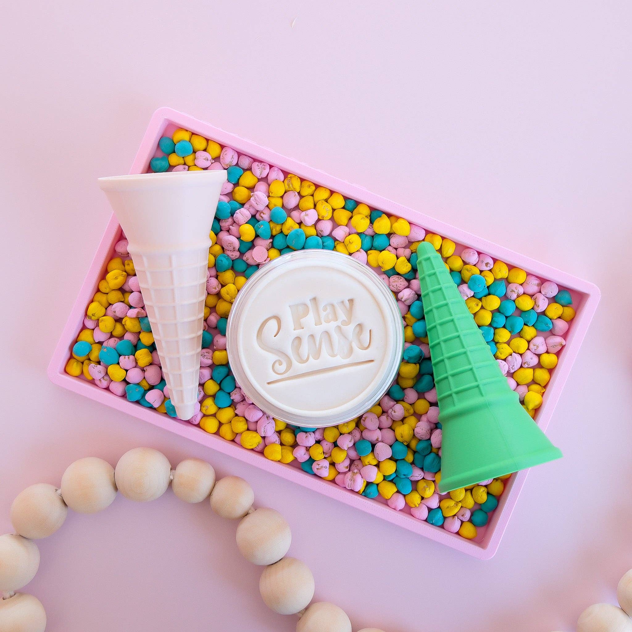 Play Sense - Vente Lot de jouets – enfant - Cornet de glace écologique11