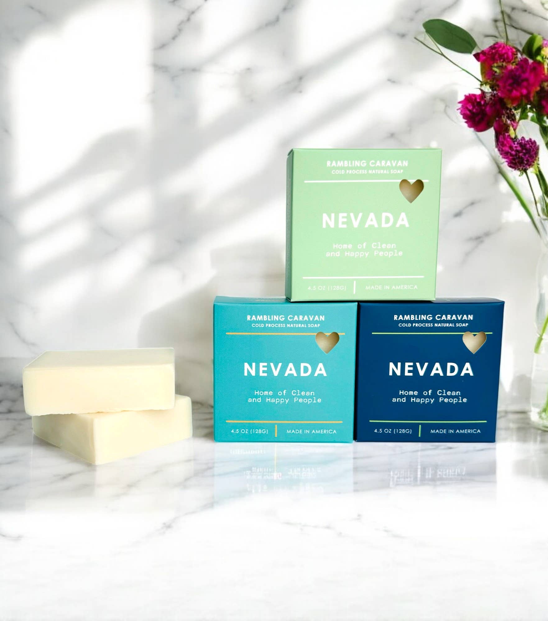 Rambling Caravan - Venta al por mayor Pastilla de jabón - Jabón en Barra - Nevada - Todo Natural1