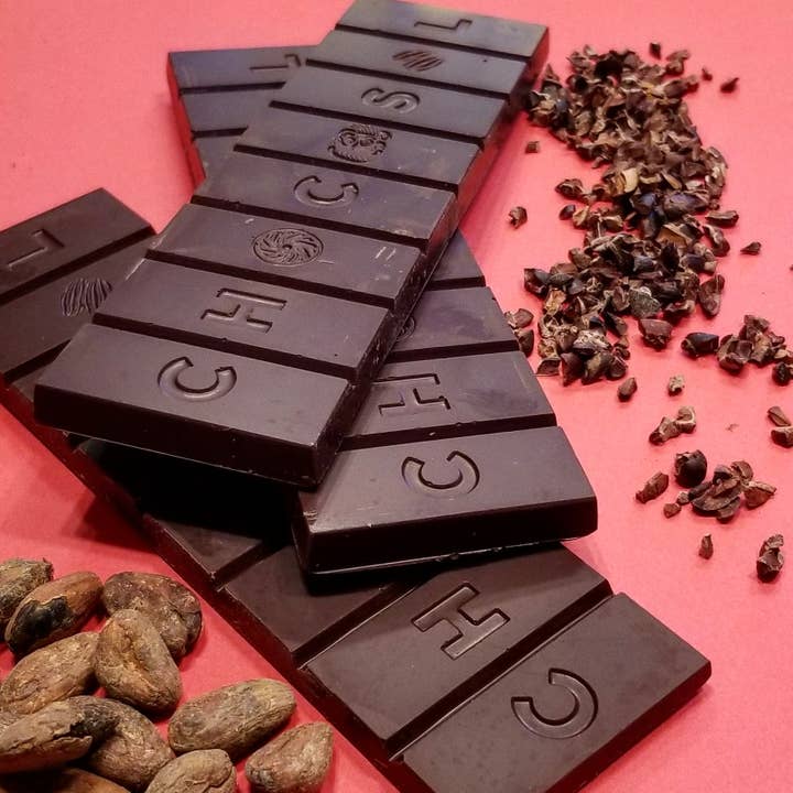 Chocosol Traders - Wholesale Chocolate Bar - Darkness 75% Cacao Dark Chocolate Bar