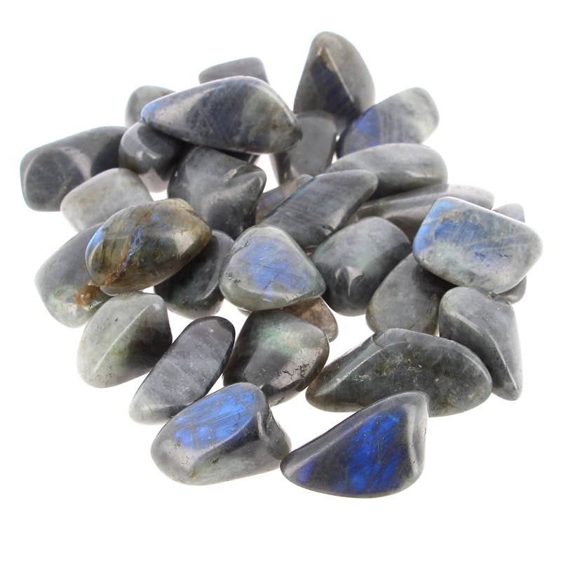 Artisans de Madagascar - Wholesale Spiritual Stone/Crystal - 500 g Extra Labradorite Rolled Stones from Madagascar2