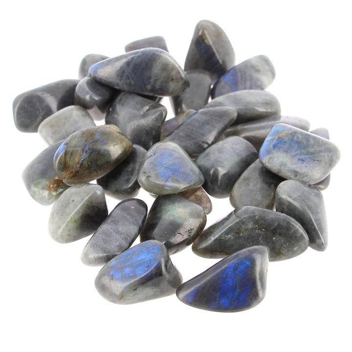 Artisans de Madagascar - Wholesale Spiritual Stone/Crystal - 500 g Extra Labradorite Rolled Stones from Madagascar2