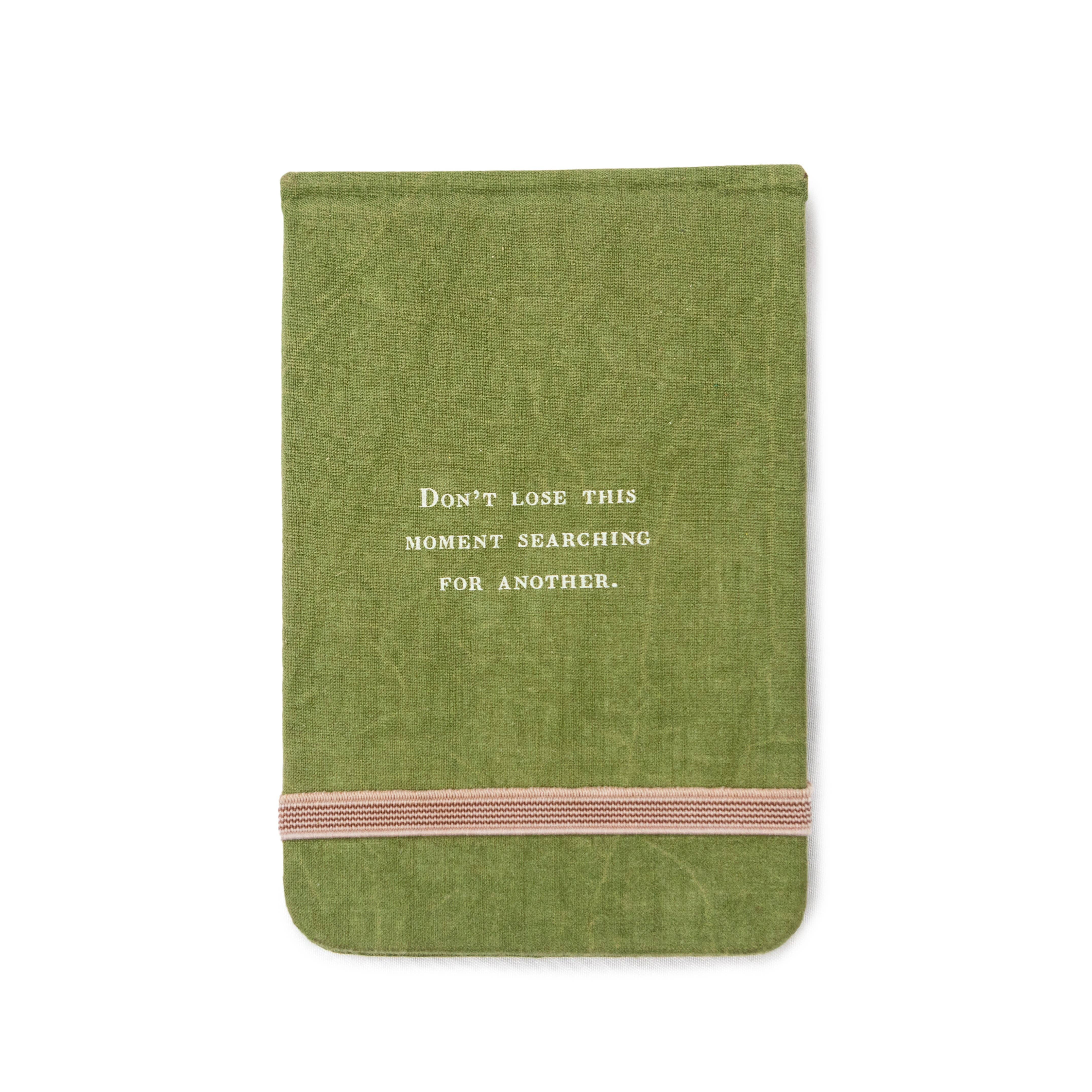 Sugarboo & Co - Wholesale Notebook - Don't Lose This Moment Fabric Notebook