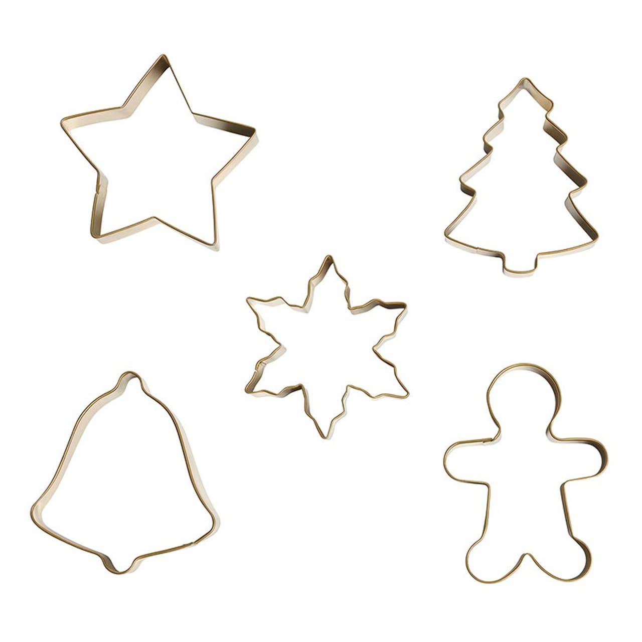 Santa Barbara Design Studio by Creative Brands - Wholesale Cookie Cutter - Gold Ornament Cookie Cutter Sets1