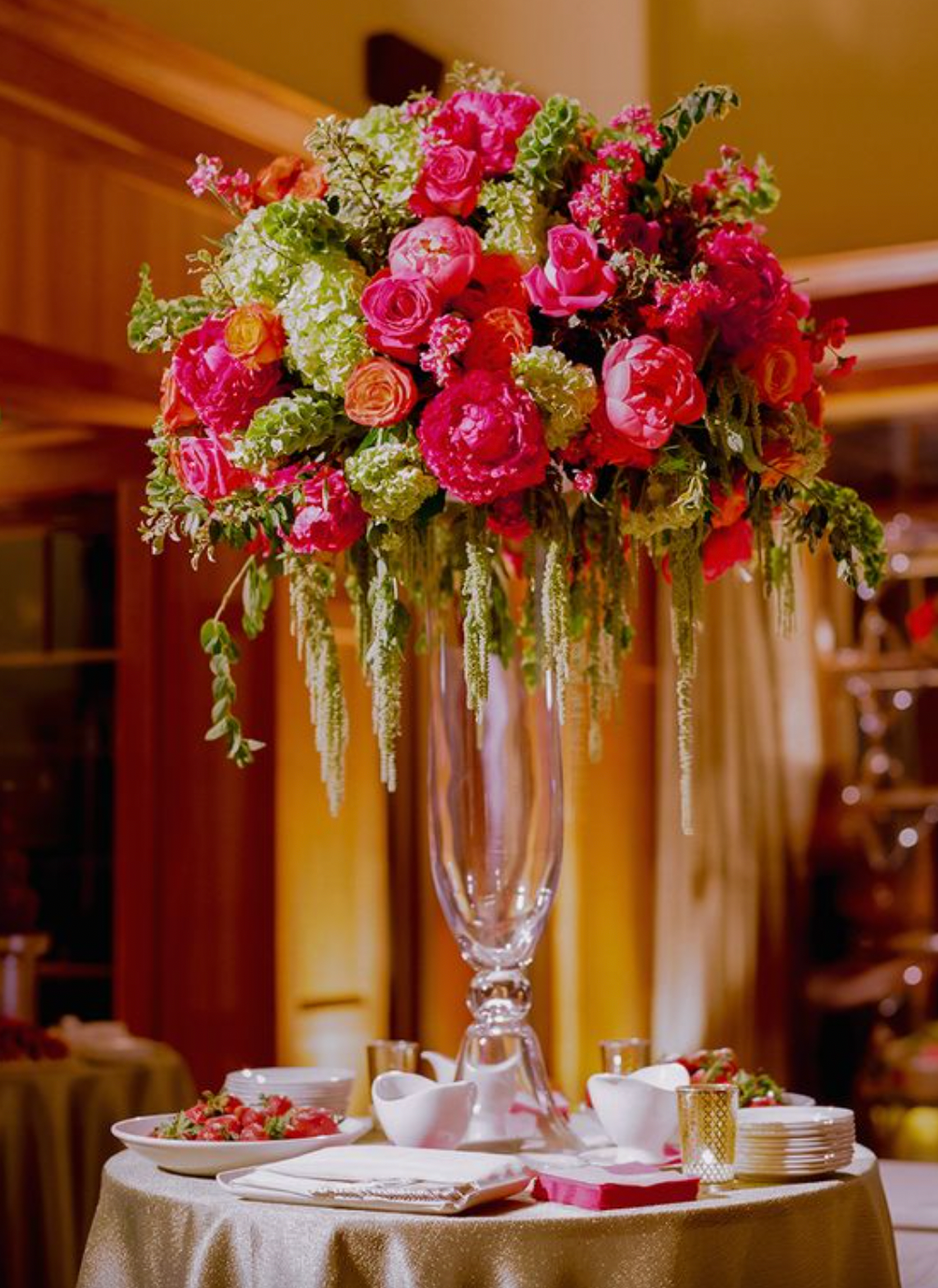 Elan Bazaar - Wholesale Vase - 24" Tall Glass Vases Clear Reversible Trumpet Centerpieces2