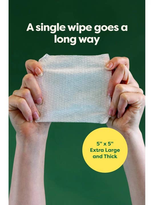 Pet Palette Distribution - Wholesale Pet Grooming Aid - Dog - Earth Rated Dog Ear Cleansing Wipes 60ct Case of 6