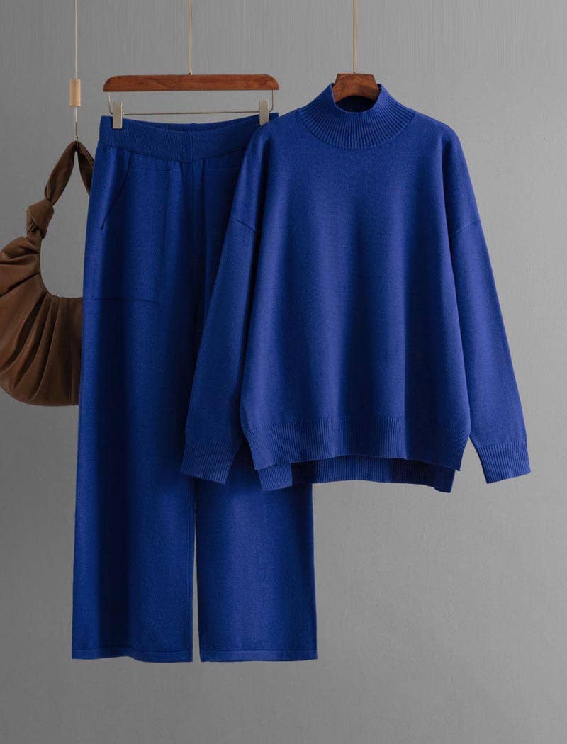 safistyle - Wholesale Lounge Set - Women's - Knitted Top and Pants Set2