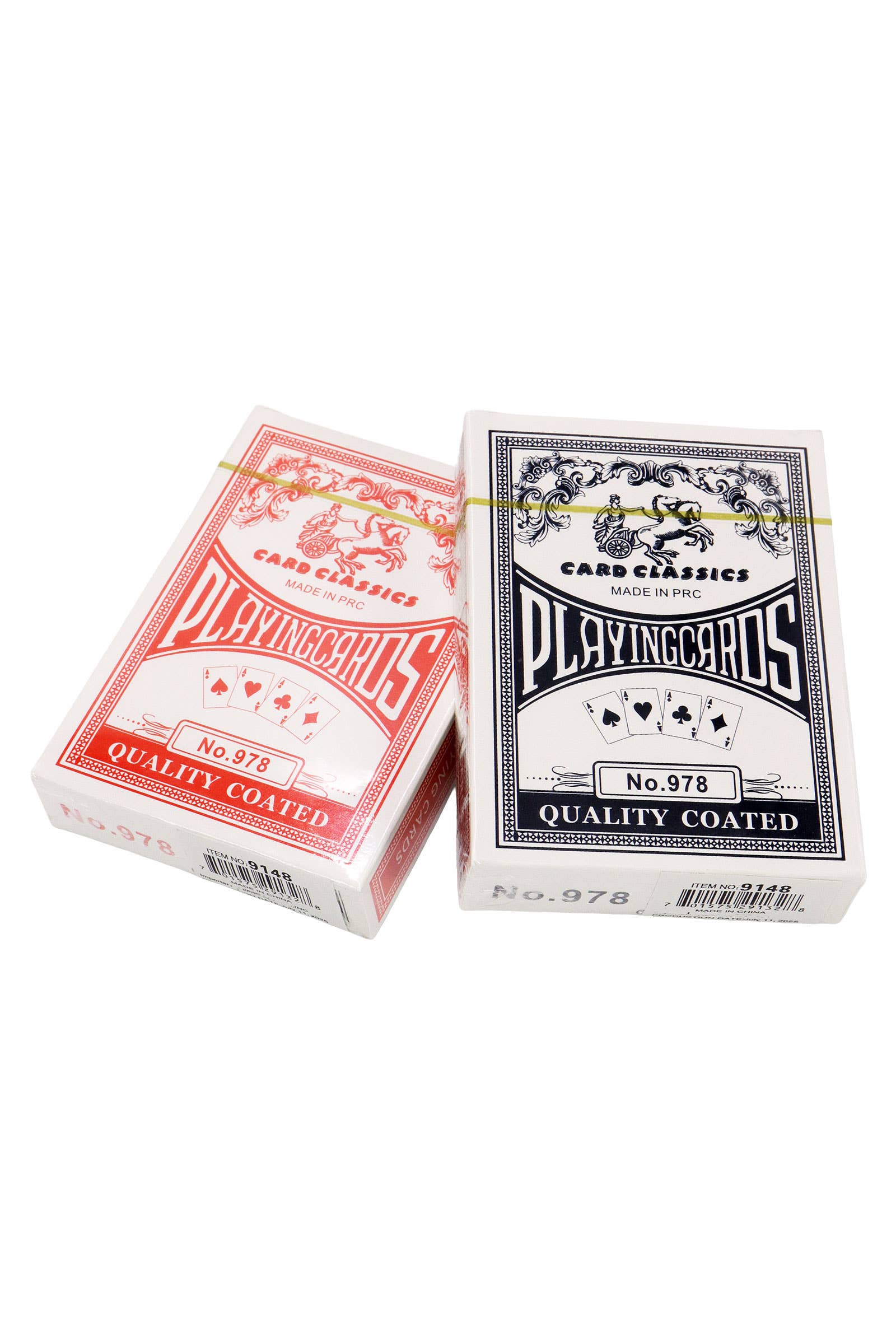 ASSORTI Hoogwaardige plastic gecoate speelkaarten - 12 stuks verpakking voor groothandel op Faire3