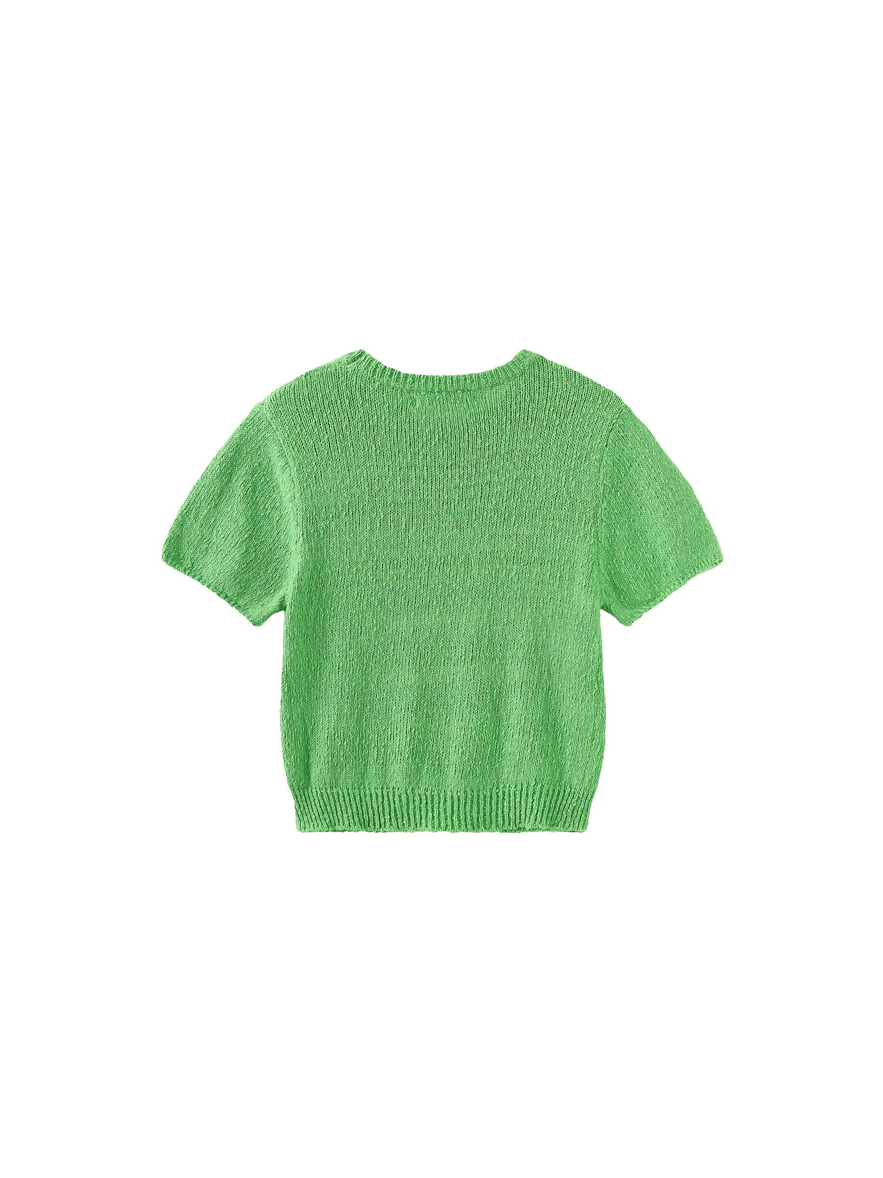 CUBIC – Engroshandel Strikket top - Dame – Rund hals løs strik T-shirt1