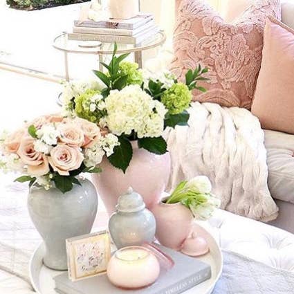 Lo Home | Ruby Clay - Wholesale Decorative jar - Cherry Blossom Pink Ginger Jars5