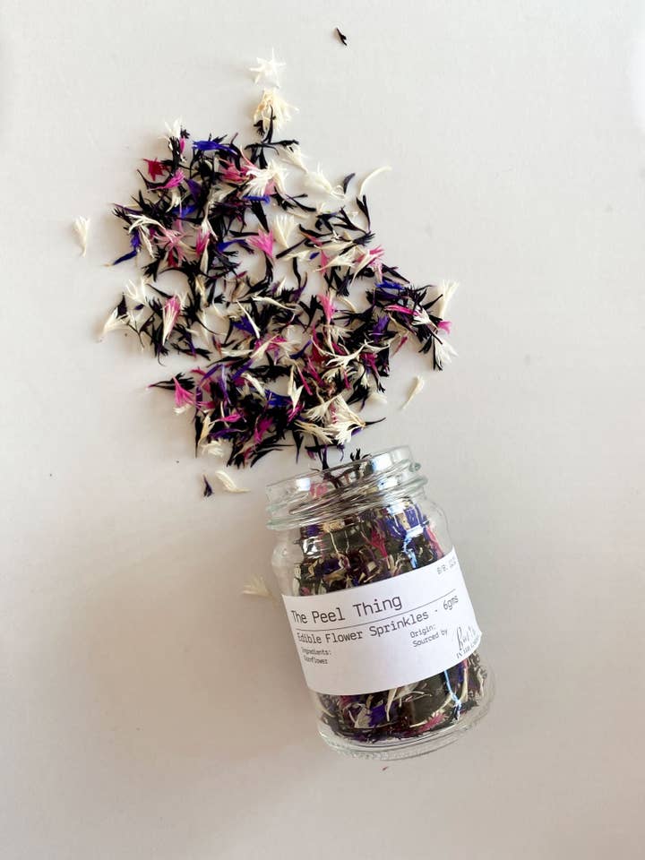 Edible Flower Sprinkles - Berry Mix for wholesale by The Peel Thing