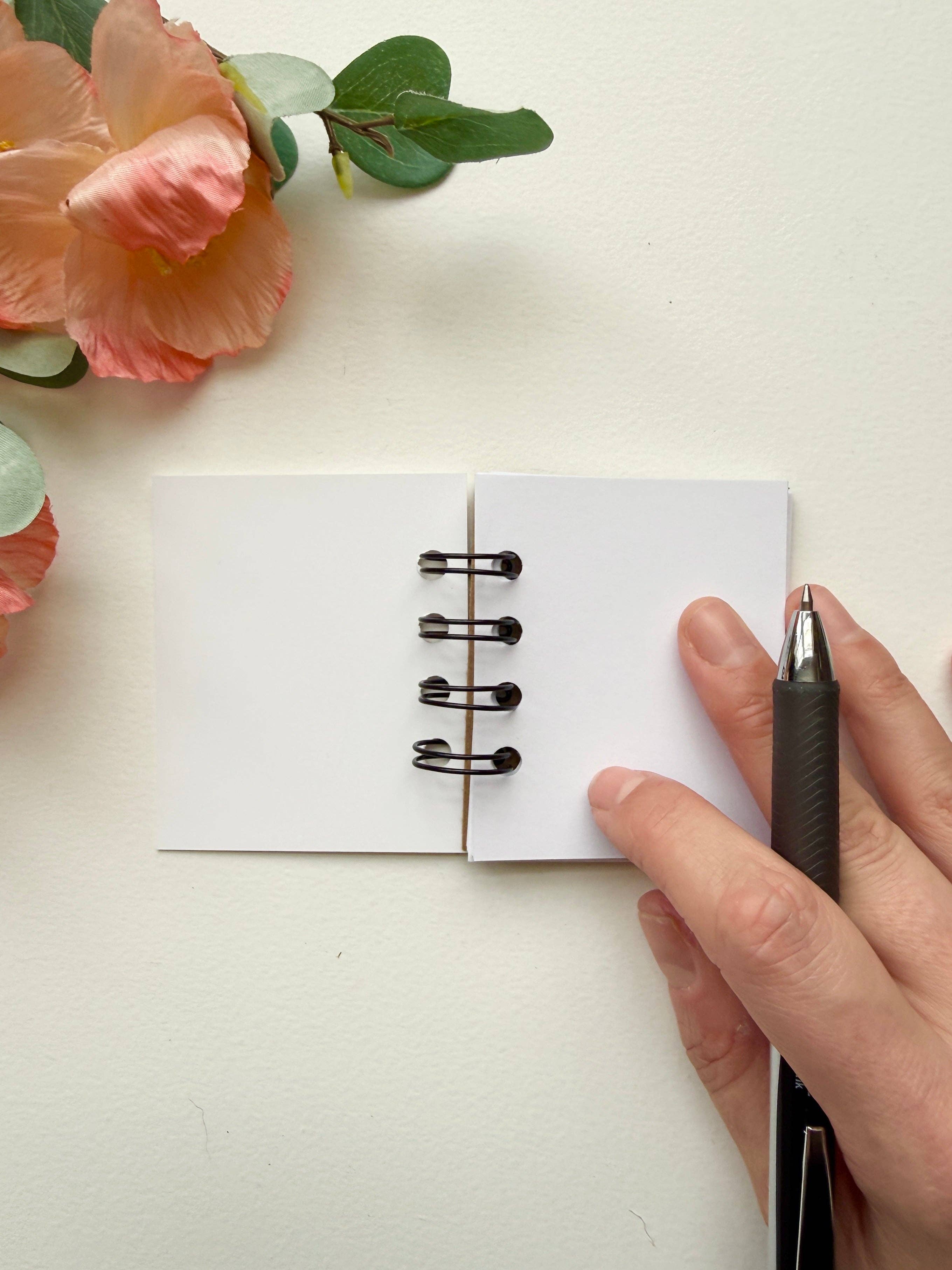 D. Prince Designs - Wholesale Notebook - Hand-Illustrated + Handmade Mini Notebook/Sketchbook | Maranta Houseplant4