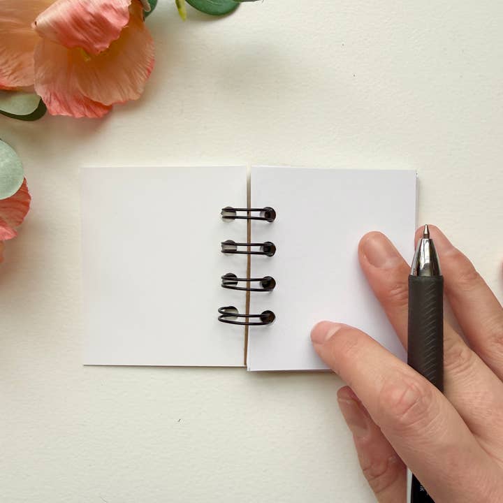 D. Prince Designs - Wholesale Notebook - Hand-Illustrated + Handmade Mini Notebook/Sketchbook | Maranta Houseplant4