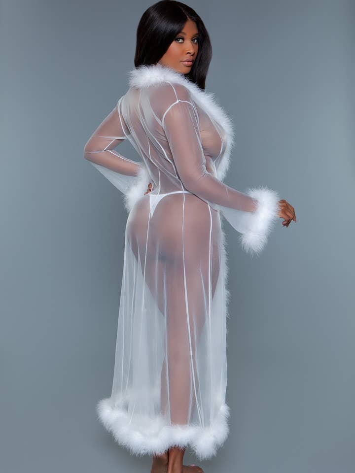 BeWicked - Wholesale Robe - Women's - BW1650 Marabou Robe38