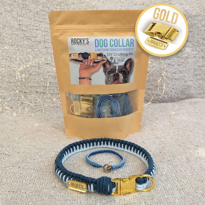 Kit de bricolage pour collier de chien et bracelet d'amitié pour la vente par Rocky's Pet Products