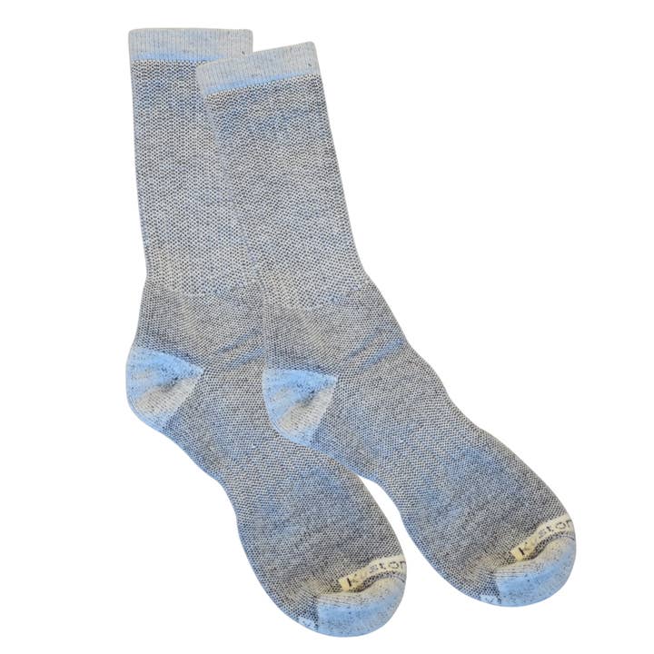 Crew Socks - Temperature Control - Merino Wool - Grey for wholesale by Kustom Knits