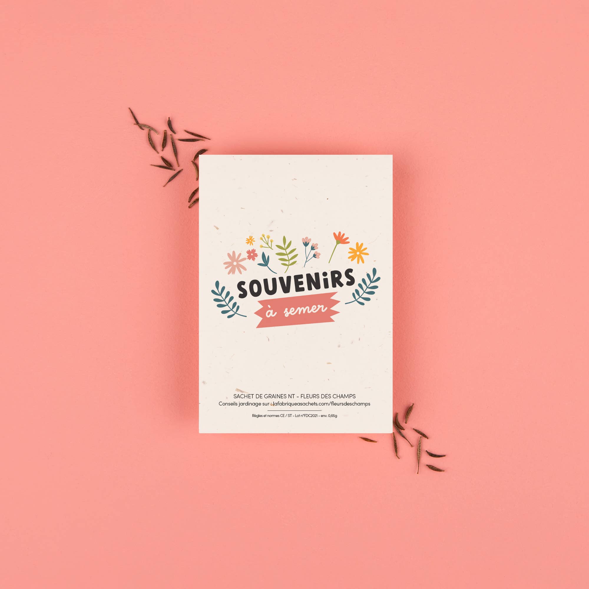 La Fabrique à Sachets – wholesale Frön – Så Souvenirer - Wildflower Seed Bag