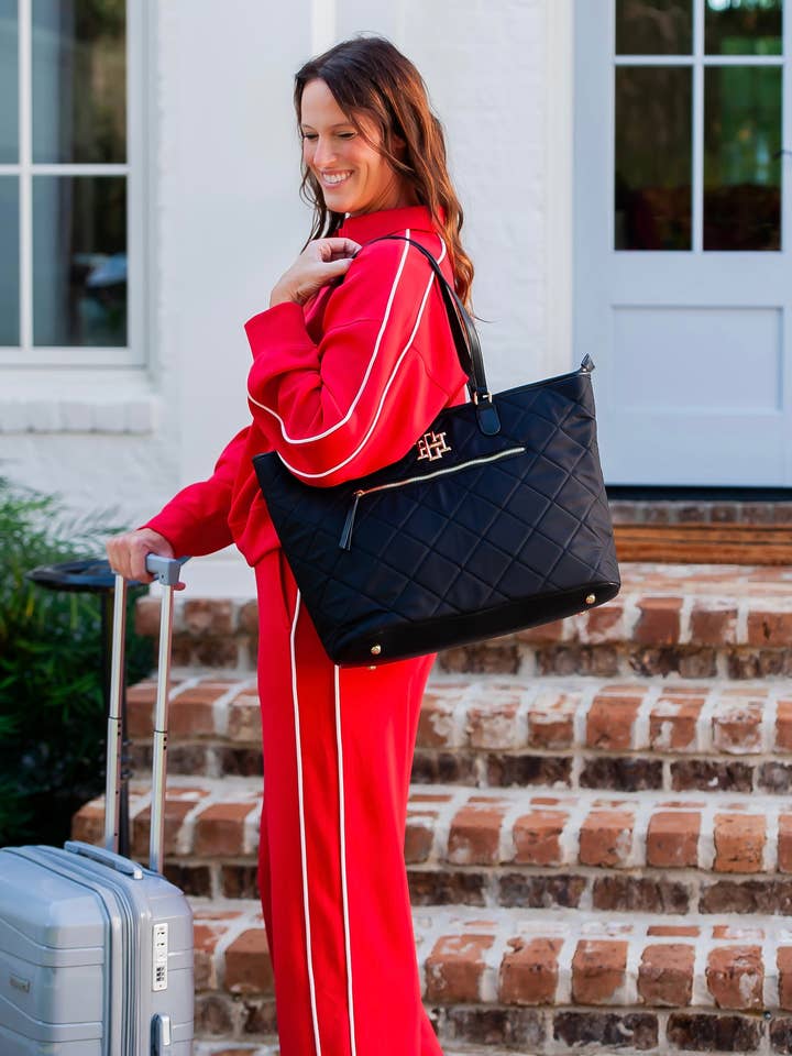 James Tote Nylon Noir pour la vente par Caroline Hill