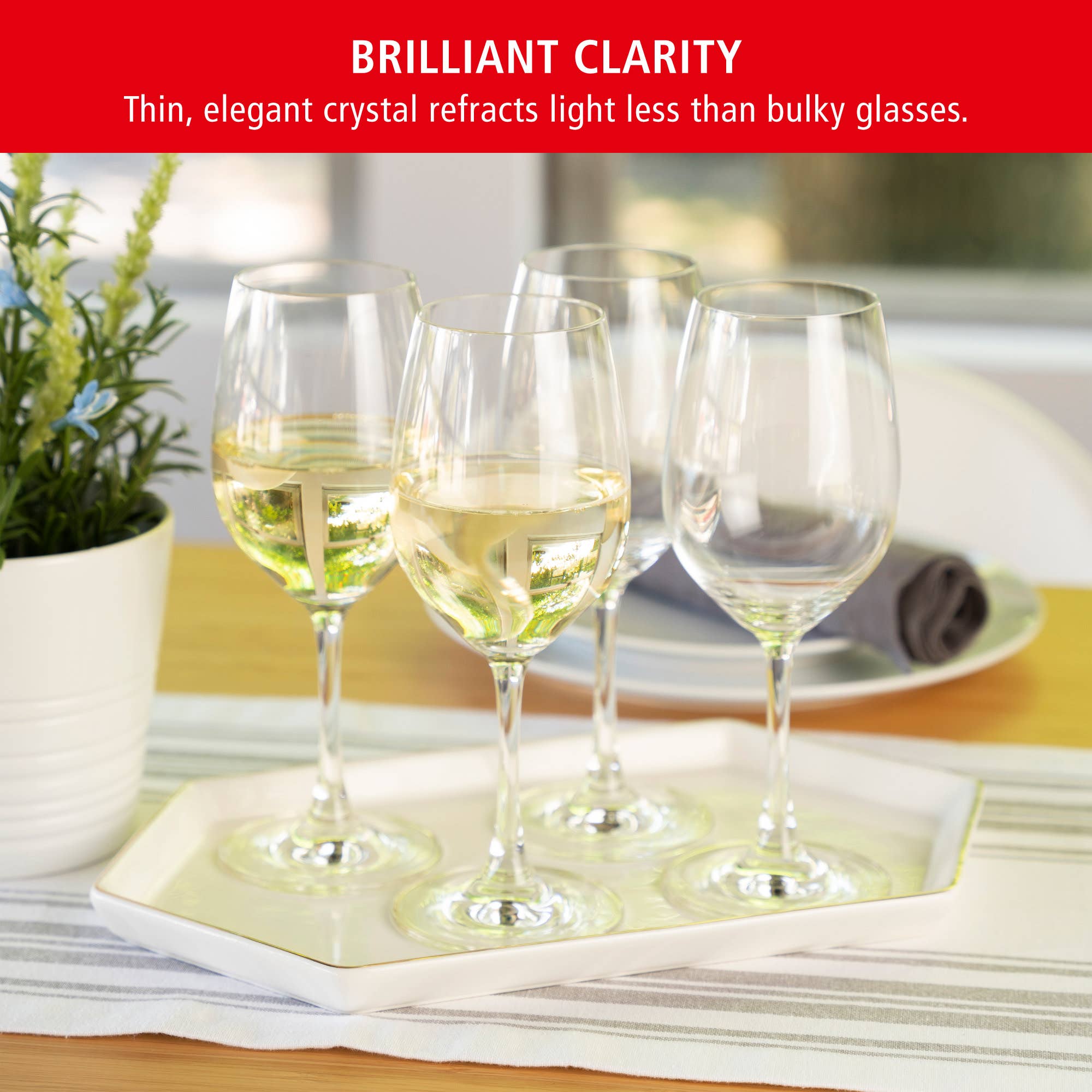 Spiegelau - Wholesale Wine Glass - Wine Lovers Crystal White Wine Glasses Set of 45