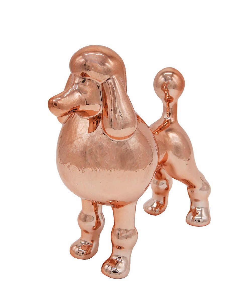 NAYOTHECORGI - Wholesale Decorative Figurine - Standing Poodle Ceramic Statue4