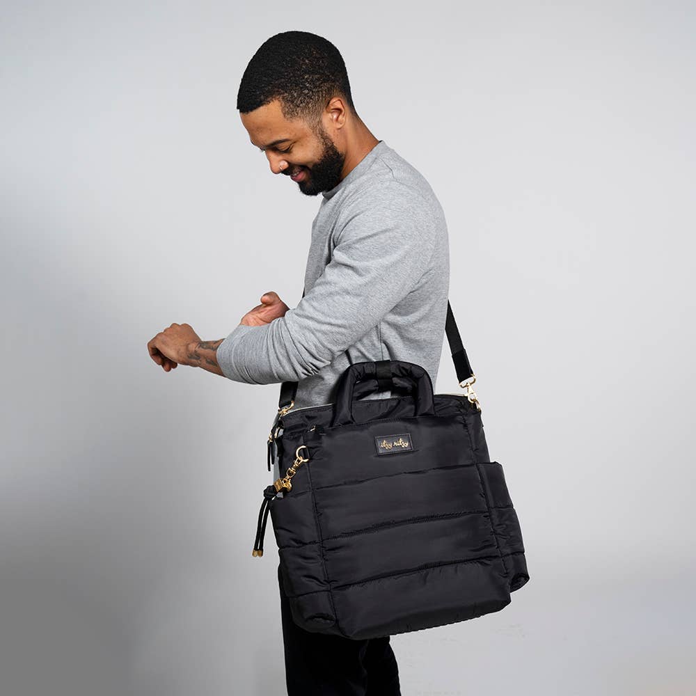 Itzy Ritzy - Wholesale Diaper Bag - Baby - Dream Convertible™ Midnight Black Diaper Bag6