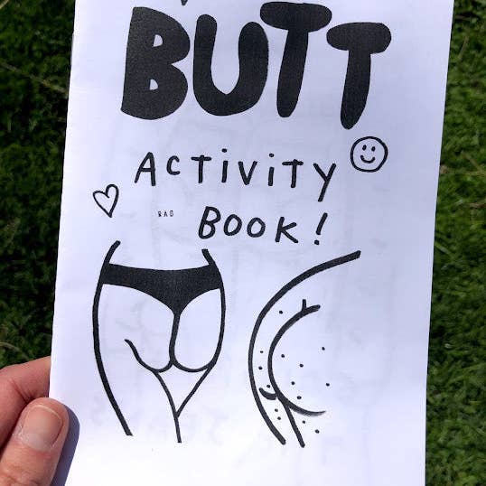 RADillustrates - Wholesale Book - Adult - Butt Activity Book Zine