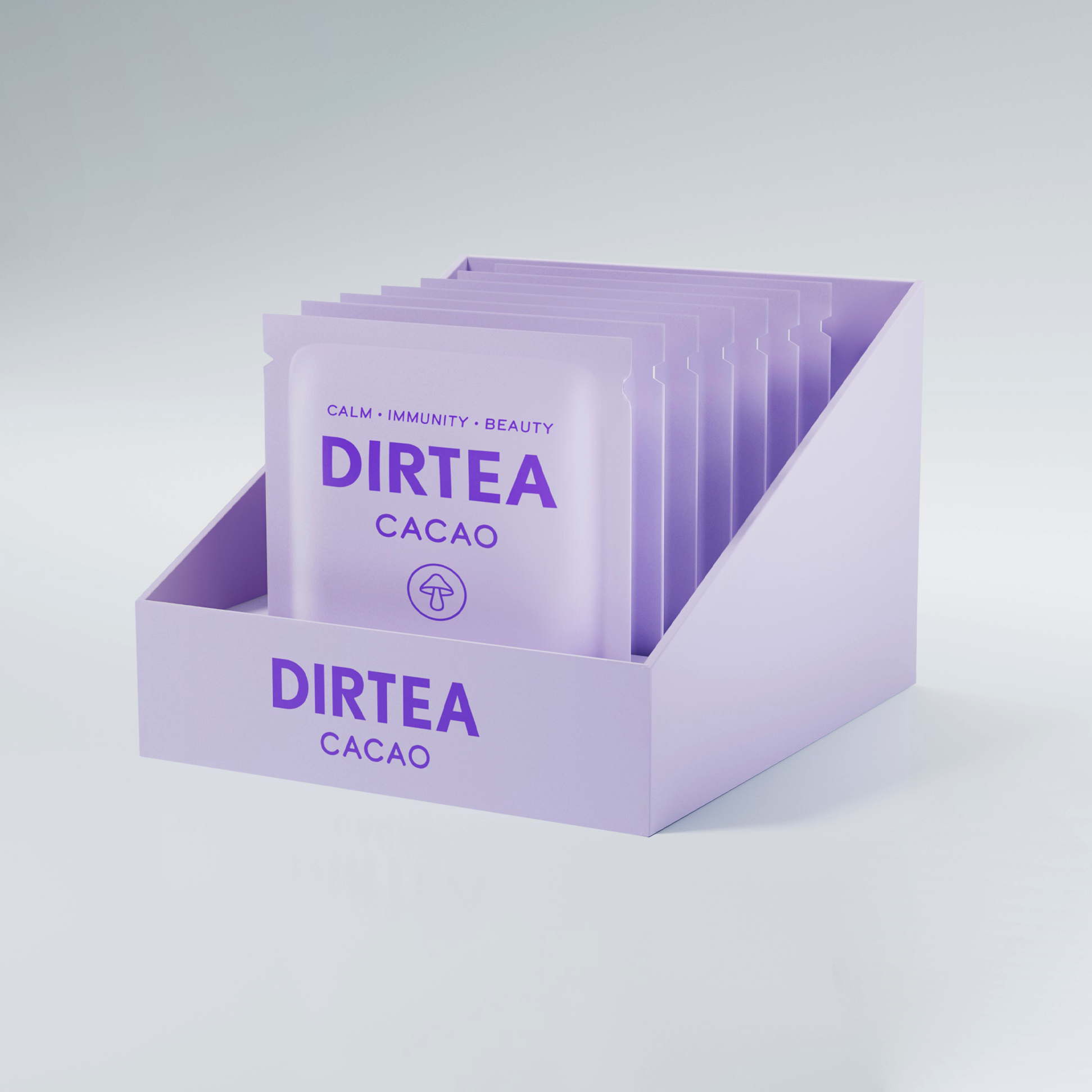 DIRTEA – wholesale Health/detox tea – Mushroom Cacao x 7 Sachets 0