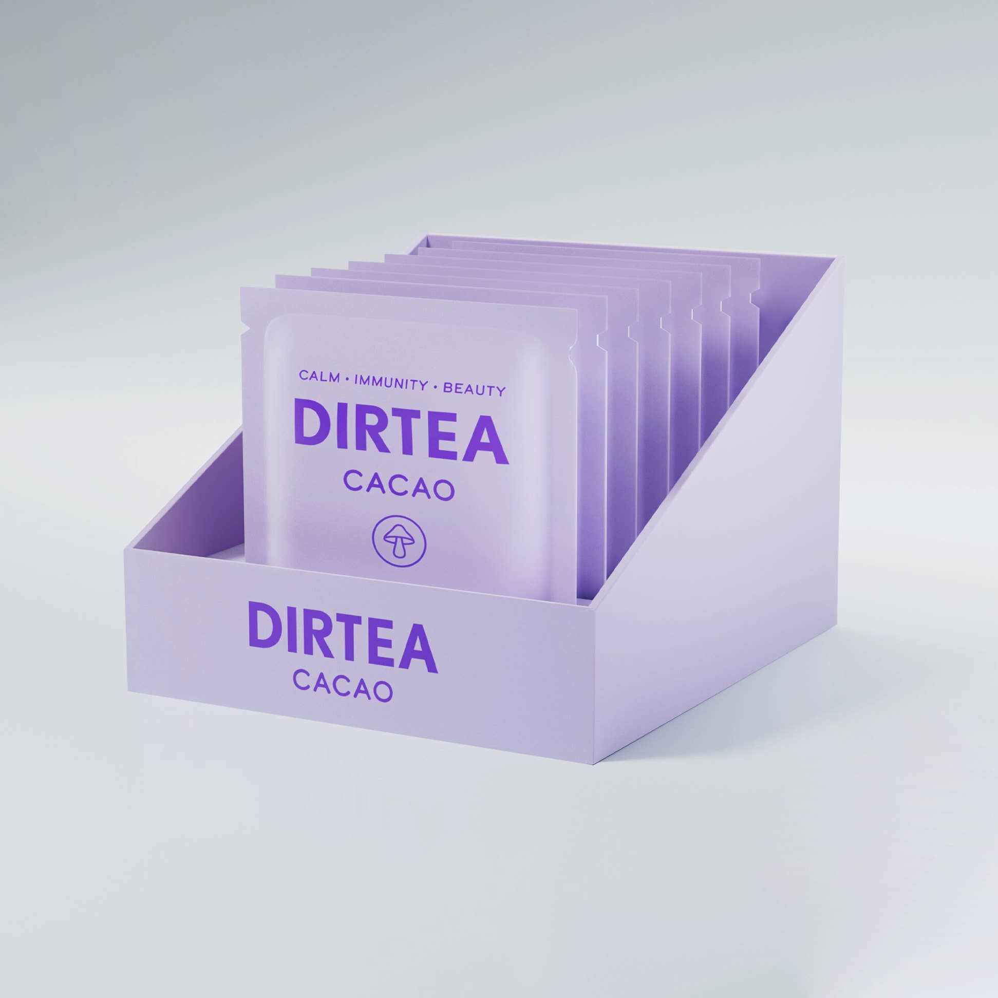 DIRTEA – wholesale Health/detox tea – Mushroom Cacao x 7 Sachets