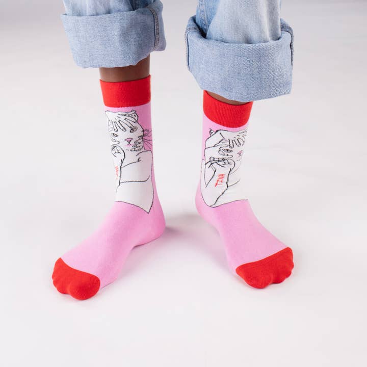 Arte Do Pé - Wholesale Socks - Unisex - Tina Premium Artist Sock4