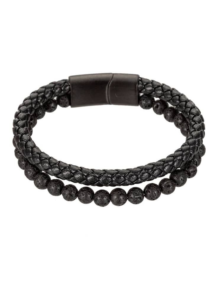 Sebastian 2 Tone Bracelet Set for wholesale by Eye Candy Los Angeles