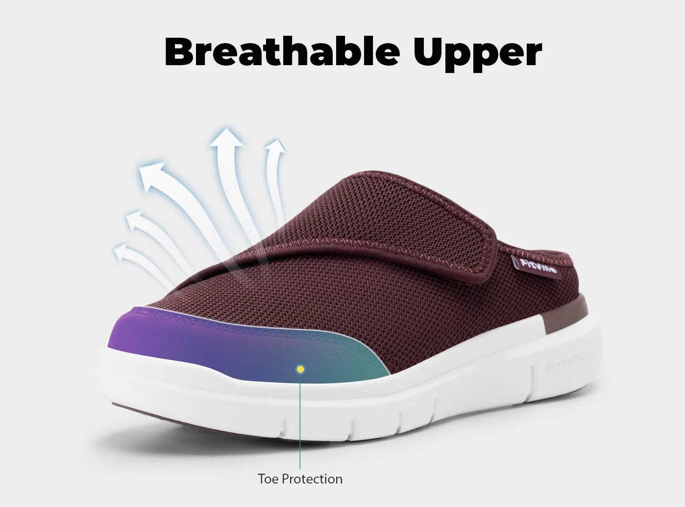 FitVille - Vente Chaussons – femme - Pantoufles FitVille EasyTop pour femmes diabétiques V511