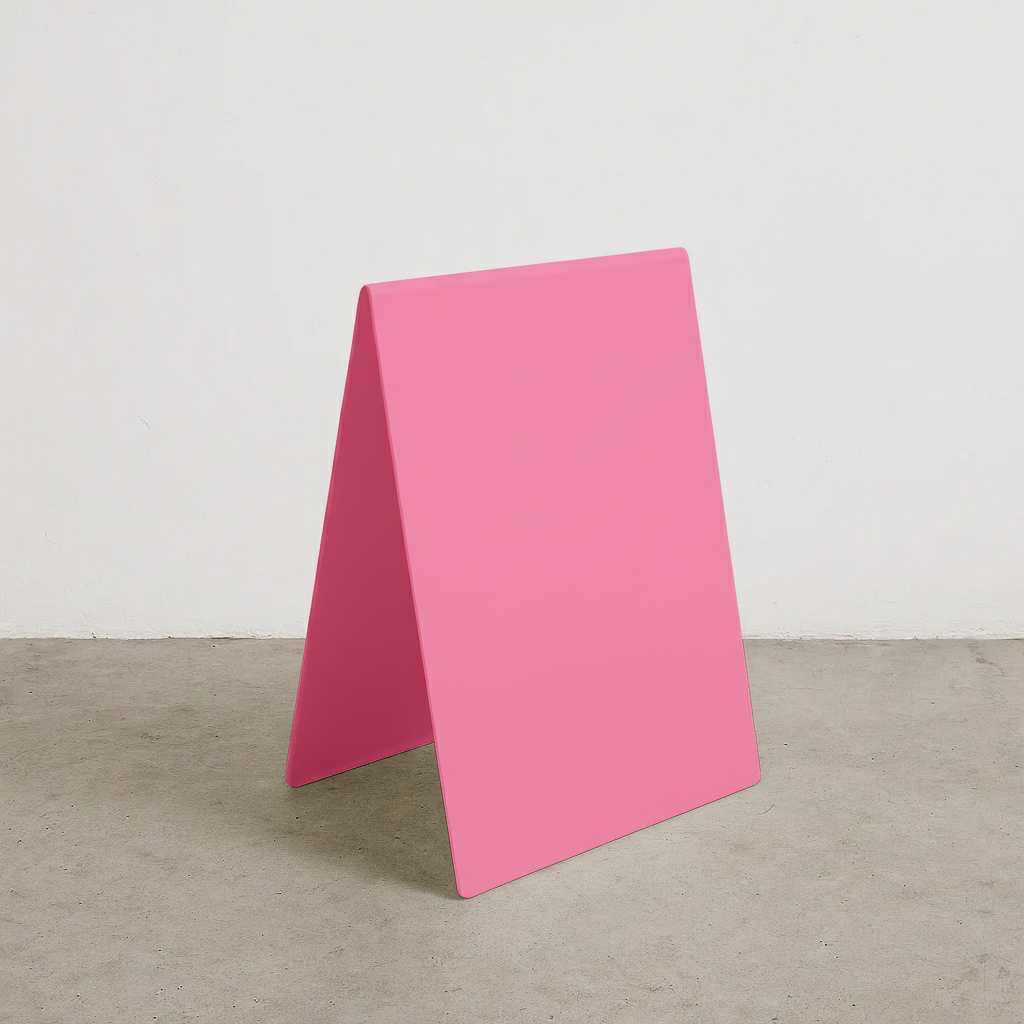 Signs and Mirrors – wholesale Sign – #010 - Opaque Acrylic A-Frame Sidewalk Sign15