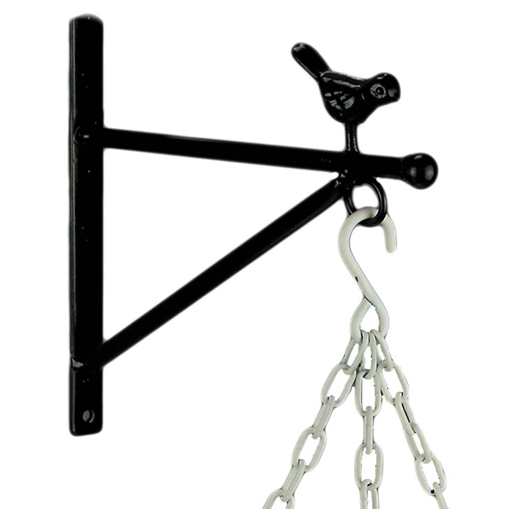 Zeckos – Prateleira de parede por atacado – Tigela e suporte de parede em metal esmaltado preto e branco2