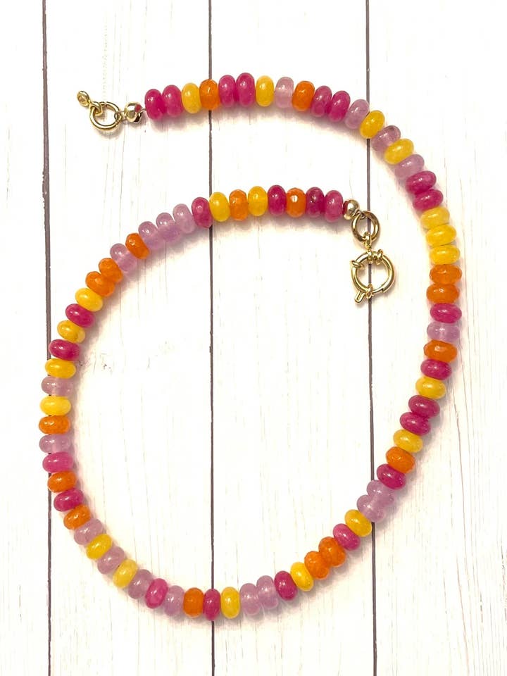 Fruit Punch halsketting voor wholesale door Dragonfly Mama Designs, LLC