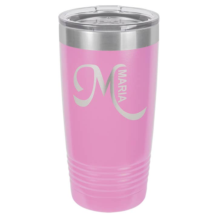 Acential Drinkware - Wholesale Insulated Mug/Tumbler - Custom 20 oz Tumbler, Laser Engraved, Business Logo Tumbler