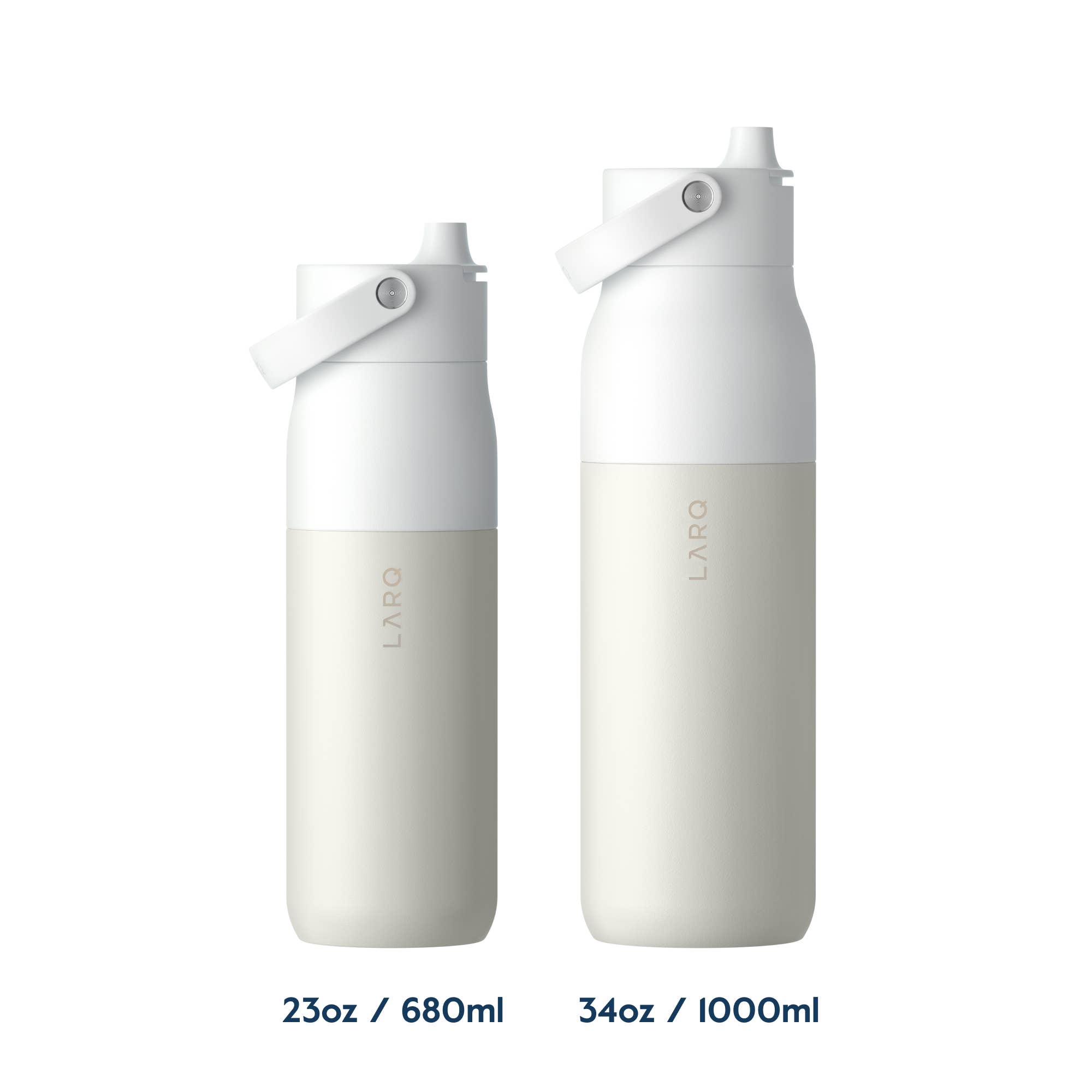 LARQ - Wholesale Water Bottle - LARQ Bottle Swig Top 34oz - Insulated Water Bottle - Granite White1