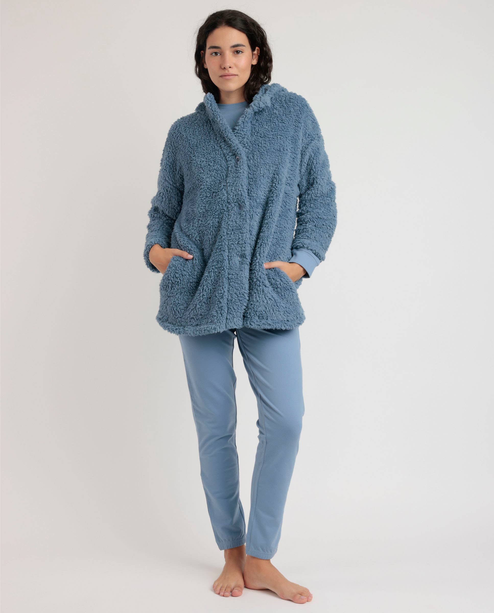 ADMAS - Venta al por mayor Bata - Mujer - Admas HOME Bata Manga Larga Calentita Comfort Home para M...8