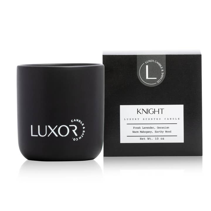 Cavaliere per la vendita all'ingrosso da parte di Luxor Candle & Bath Co.