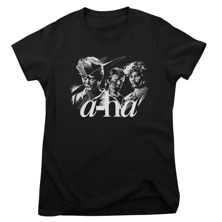 A-ha Band Sketch Girly Tee for wholesale by Hybris Production AB