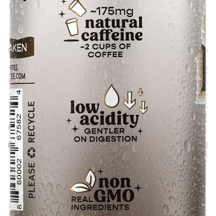 NuRange Cold Brew Coffee - Wholesale Iced Coffee/Cold Brew - NuRange Coffee - Black Cold Brew - (Case Of 12)
