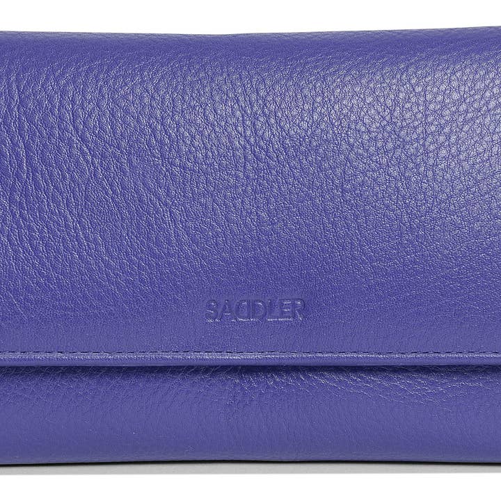 SADDLER - Vente Portefeuille – femme - Grand Portefeuille en Cuir à Sections Multiples "Grace" – Fait Main par Saddler | Protégé RFID & Boîte Cadeau5