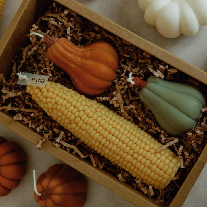 Corn cob pillar candle, fall decor, Thanksgiving, Halloween and other Purchase Wholesale corn cob bedding. Free Returns & Net 60 Terms on Faire trending on Faire.