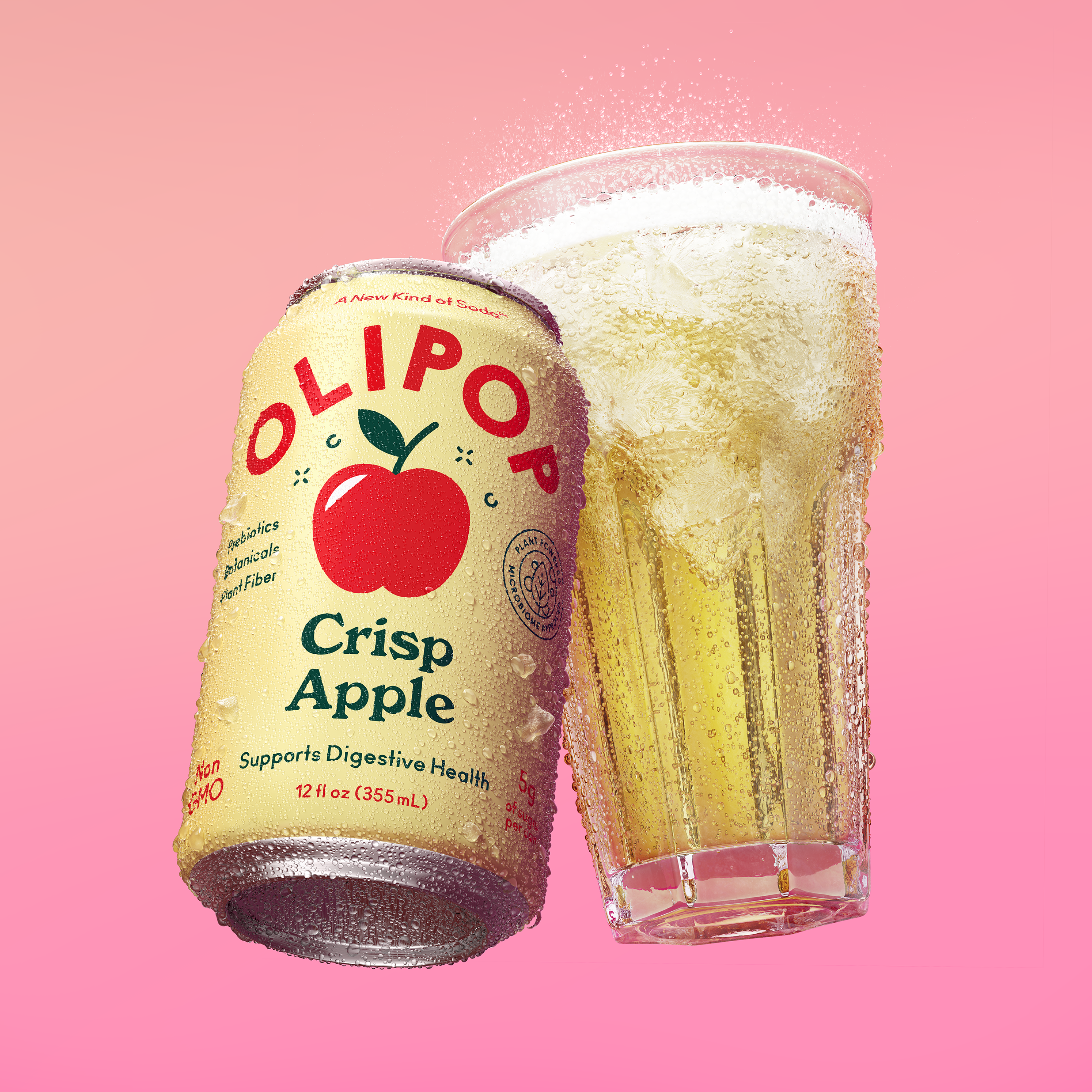 Olipop - Wholesale Soda/Carbonated Drink - Crisp Apple6