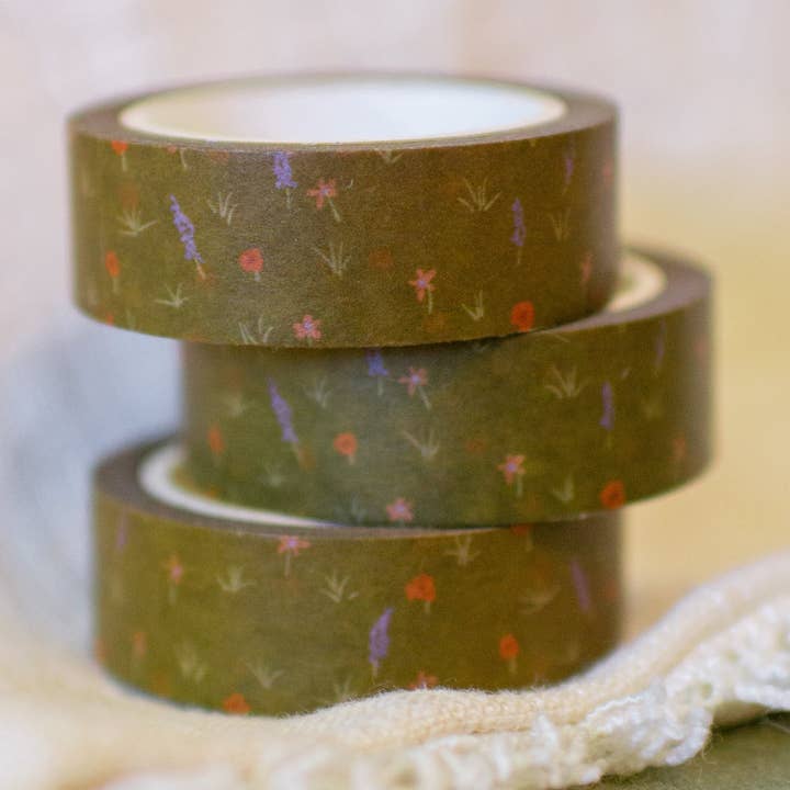 Flower Garden Washi Tape for wholesale by Beka Gene Studio