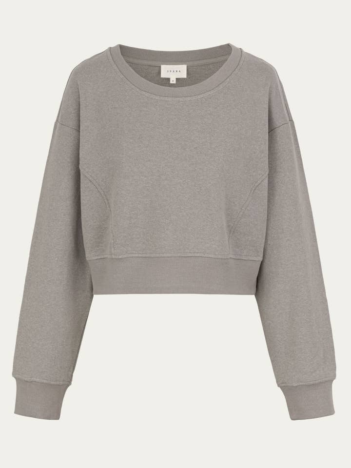 Camisola Curta de Fato de Treino Essenciais de Cânhamo por atacado de Juana