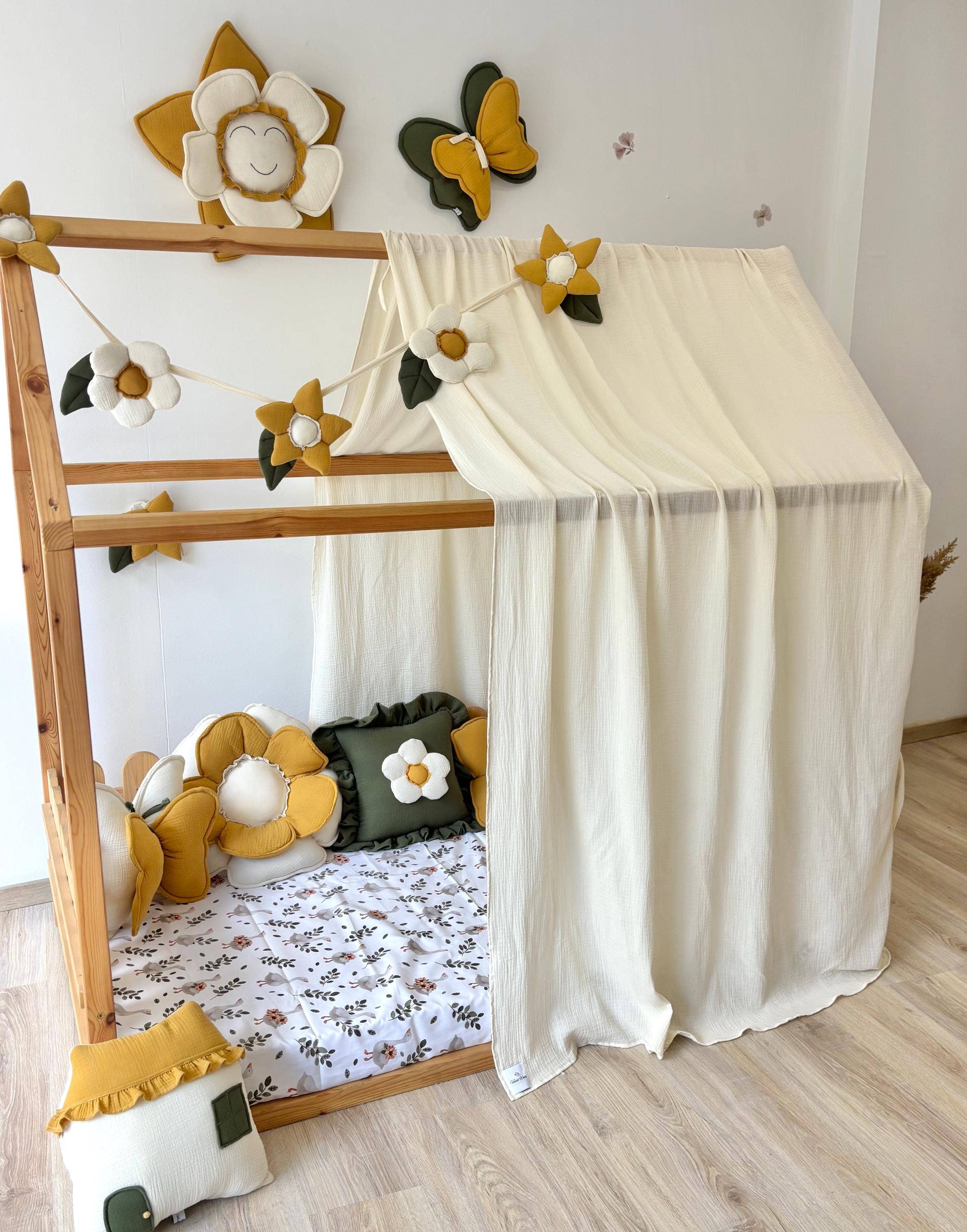Velvet White – wholesale Bed canopy – Child & baby – Muslin Canopy | Toddler Bed Canopy5